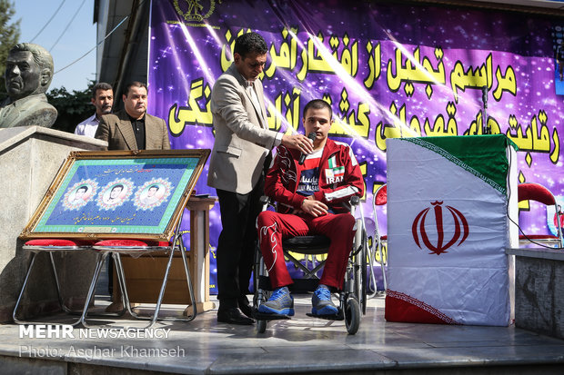 Iranian young wrestlers honored in Tehran