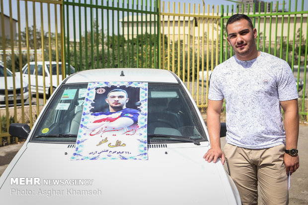 Iranian young wrestlers honored in Tehran