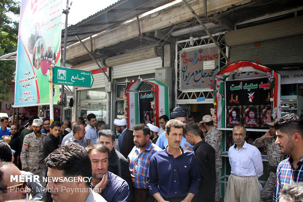 Commemoration of 10 IRGC forces martyred by PJAK