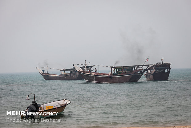 مهرجان نيروز الصياد في جزيرة قشم