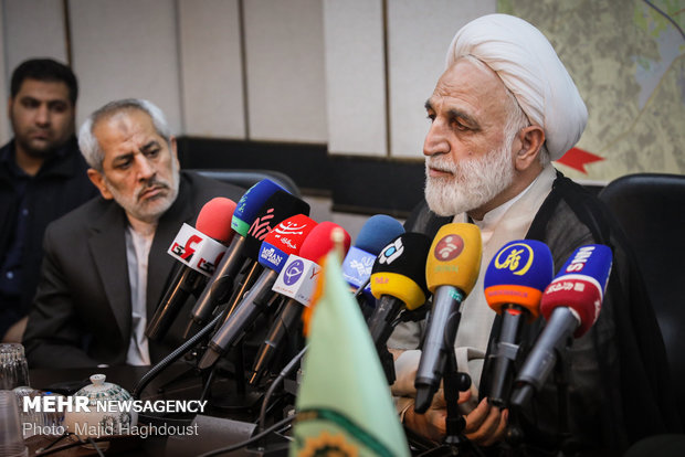 نشست مشترک معاون اول قوه قضاییه با مسئولان ناجا