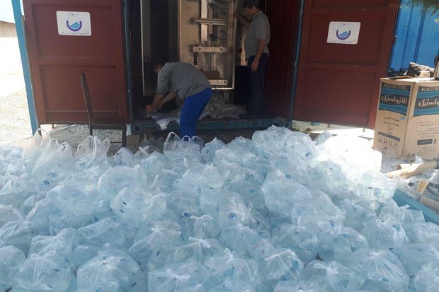 ۵ هزار بطری آب آشامیدنی به کرمانشاه ارسال می‌شود