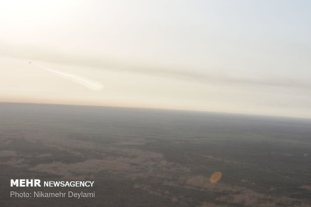 Aerial photos of Hoor Al-Azim wildfire