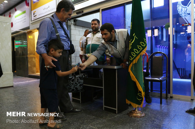 مسافران قطار تهران مشهد