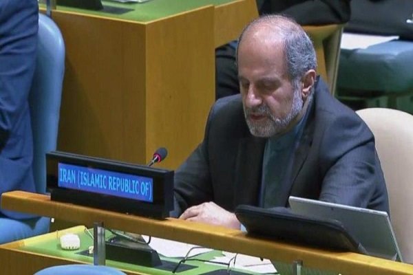 سفير ايران في الامم المتحدة: الاحتلال الصهيوني أصل الأزمة في الشرق الأوسط 
