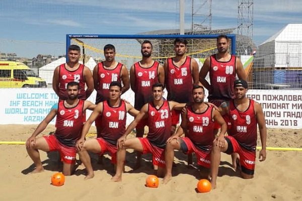 Iran proceeds to the next round of Beach Handball C’ships