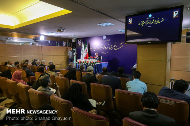 اولین نشست خبری شهردار تهران
