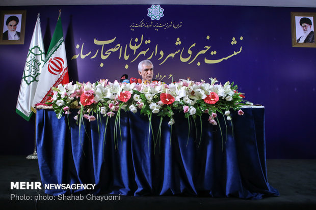 اولین نشست خبری شهردار تهران
