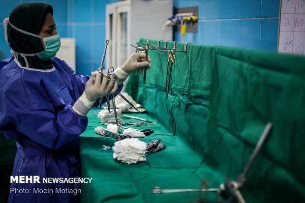 عمليات جراحة القب المفتوحة في محافظة "كلستان" شمالي ايران 