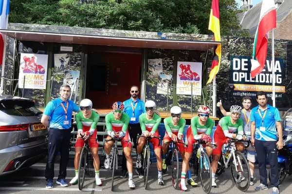 دوچرخه سواران ایران صاحب مدال برنز شدند