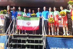 تیم دوچرخه‌سواری نیروهای مسلح ایران به مدال برنز دست یافت