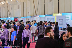 Visitors attend 24th Iran International Exhibition of Electronics, Computer & E-commerce (ELECOMP 2018) which was held from July 26-31 