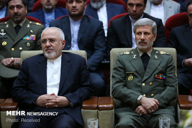 FM Zarif at Ministry of Defense