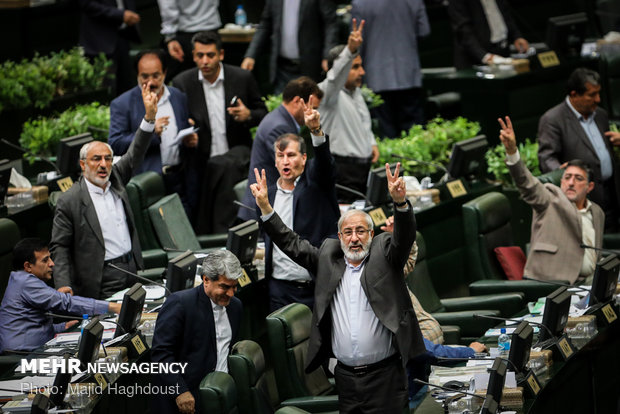 Iranian parliament holds open session on Tues.