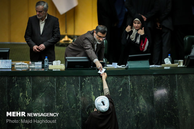 Iranian parliament holds open session on Tues.