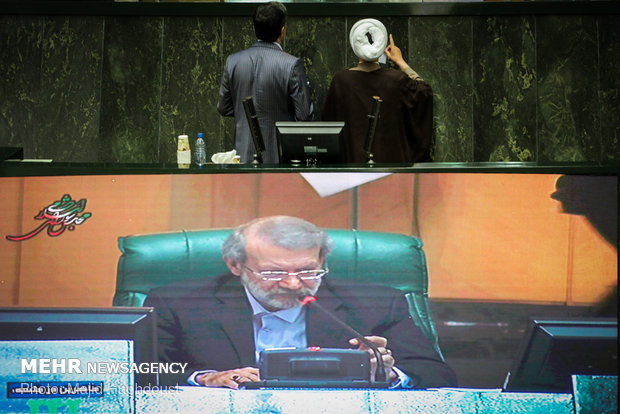 Iranian parliament holds open session on Tues.