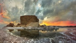 A view of Lake Urmia / Photo by Hossein Mahmoudi, Lake Urmia restoration program website