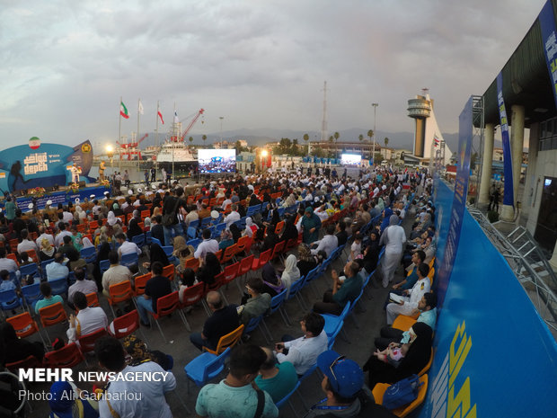 مسابقات الغوص لجيوش العالم في ميناء نوشهر شمال ايران 
