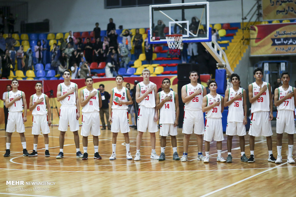 Iran vs. Lebanon at WABA U16 C'ships