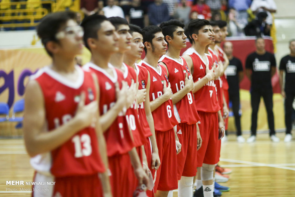 Iran vs. Lebanon at WABA U16 C'ships