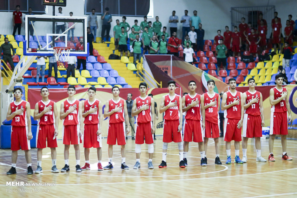 Iran vs. Lebanon at WABA U16 C'ships