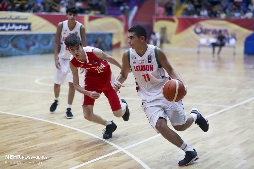 Iran vs. Lebanon at WABA U16 C'ships