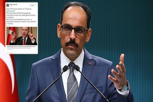 Cumhurbaşkanlığı Sözcüsü Kalın'dan Newsweek'e tepki
