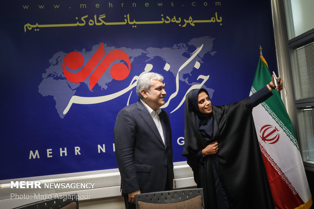 زيارة مساعد رئيس الجمهورية الايراني لمقر وكالة مهر للأنباء 