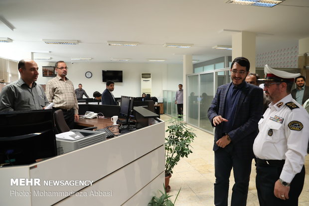 Iran traffic police chief visits MNA HQ