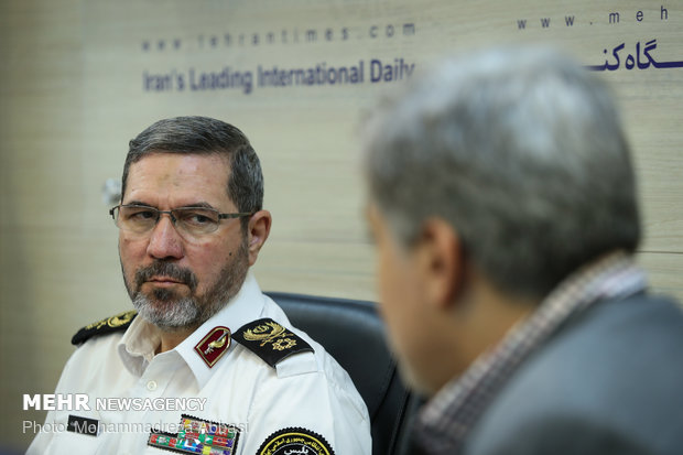 Iran traffic police chief visits MNA HQ