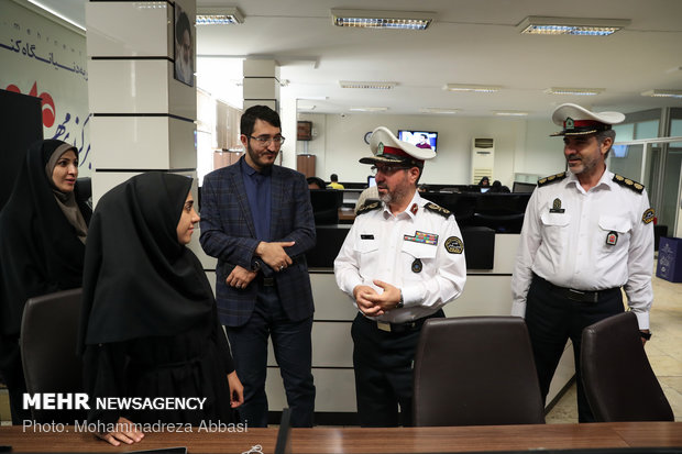 Iran traffic police chief visits MNA HQ