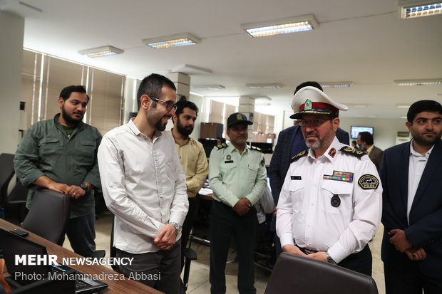 Iran traffic police chief visits MNA HQ