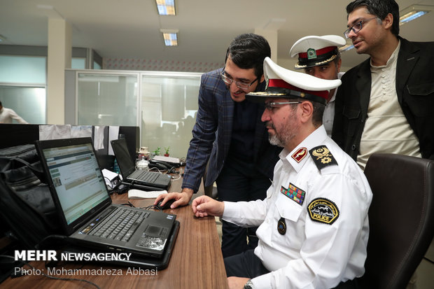 Iran traffic police chief visits MNA HQ