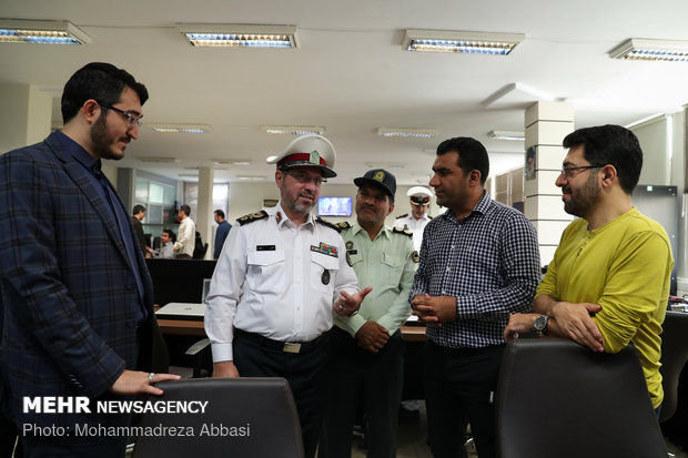 Iran traffic police chief visits MNA HQ