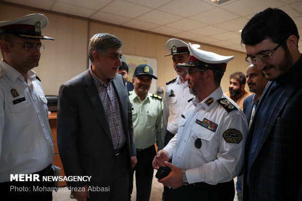 Iran traffic police chief visits MNA HQ
