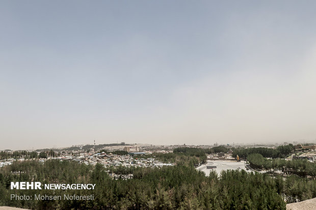 Dust particles storm South Khorasan Province