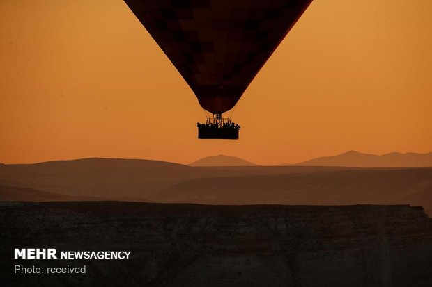 Kapadokya'da balon keyfi