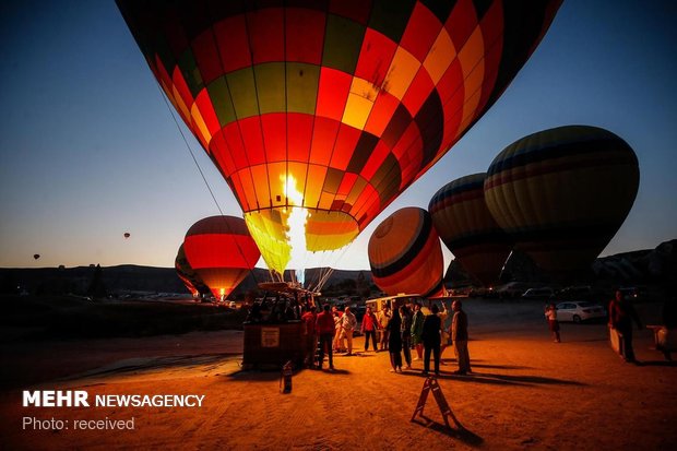 Kapadokya'da balon keyfi