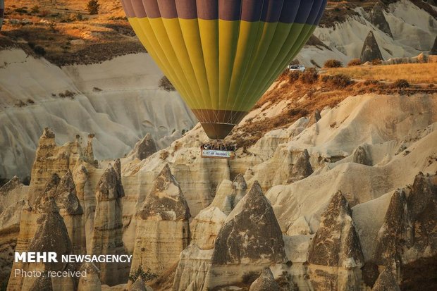 Kapadokya'da balon keyfi