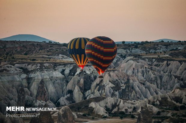 Kapadokya'da balon keyfi