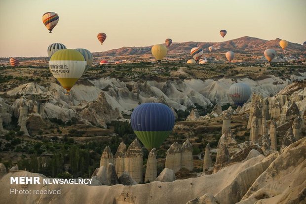 Kapadokya'da balon keyfi