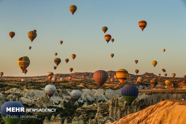 Kapadokya'da balon keyfi