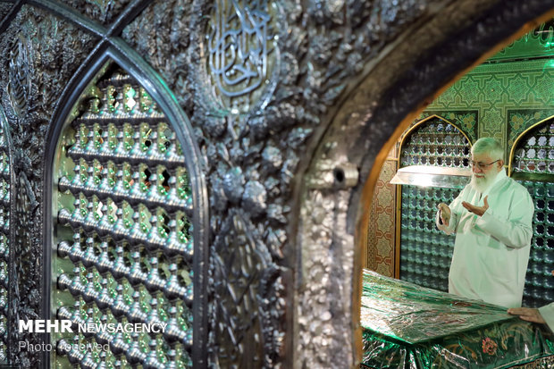 Dust Clearing ceremony at Imam Reza Shrine