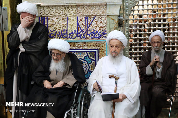 Dust Clearing ceremony at Imam Reza Shrine