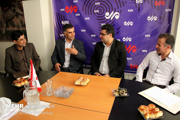 بازدید مدیران استانی از دفتر خبرگزاری مهر کردستان