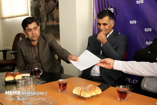 بازدید مدیران استانی از دفتر خبرگزاری مهر کردستان