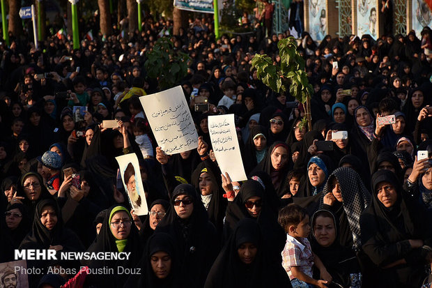 نخستین مراسم سالگرد شهادت شهید محسن حججی در نجف آباد اصفهان برگزار شد.