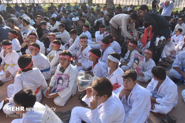 مراسم سالگرد شهادت شهید محسن حججی