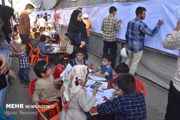 مراسم سالگرد شهادت شهید محسن حججی