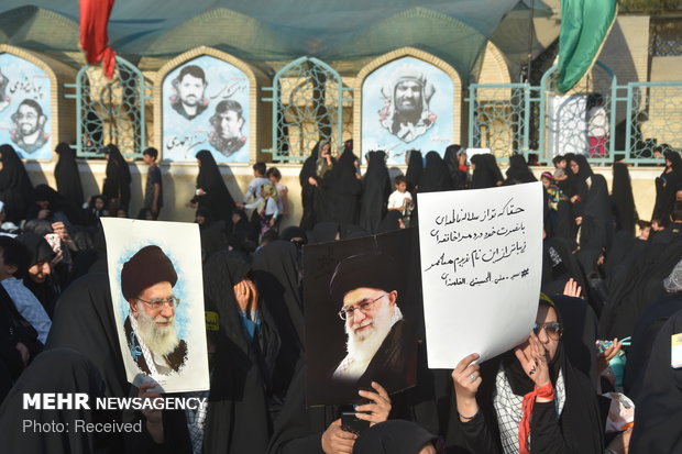 مراسم سالگرد شهادت شهید محسن حججی